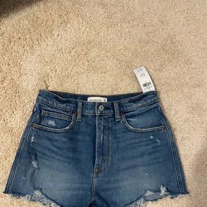 Abercrombie high waisted mom shorts